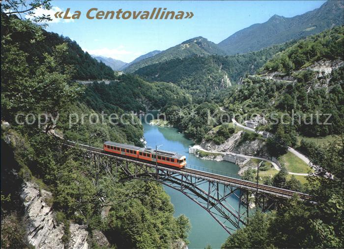 Eisenbahn La Centovallina Ponte Lago di Palagnedra
