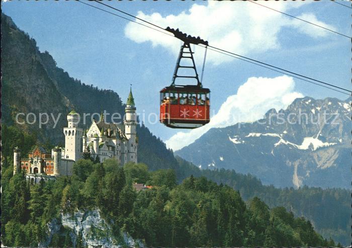 Seilbahn Tegelberg Schwangau Allgaeu Koenigsschloss Neuschwanstein