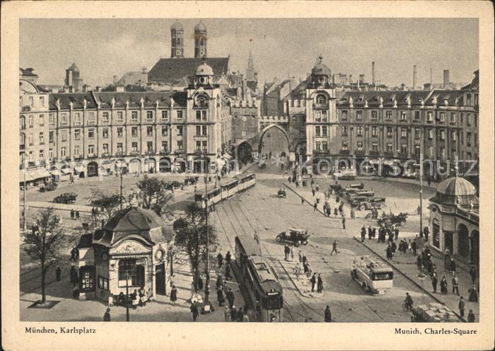 Strassenbahn Muenchen Karlsplatz