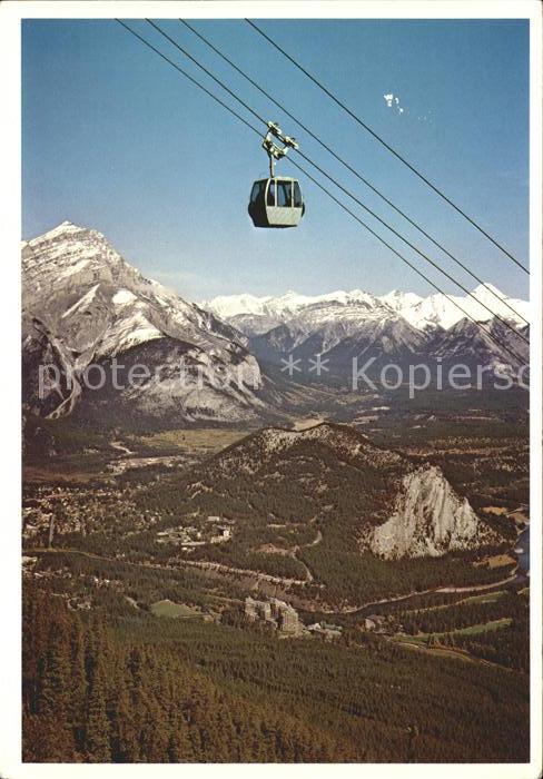 Seilbahn Sulphur Mountain Banff Alberta Canada