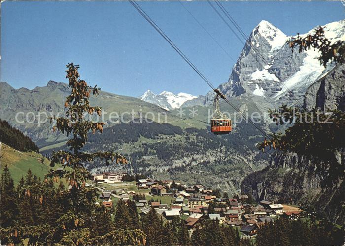 Seilbahn Schilthorn Muerren Eiger