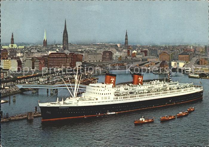 Dampfer Oceanliner Hanseatic Hamburg Hafen