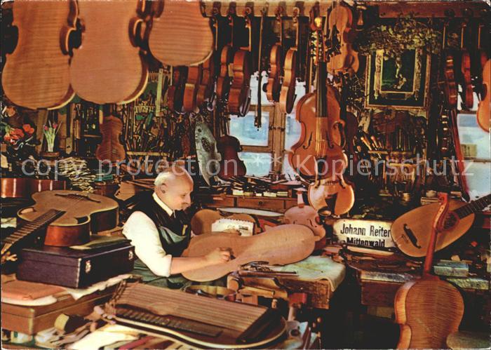 Geige Geigenbauer Johann Reiter Mittenwald
