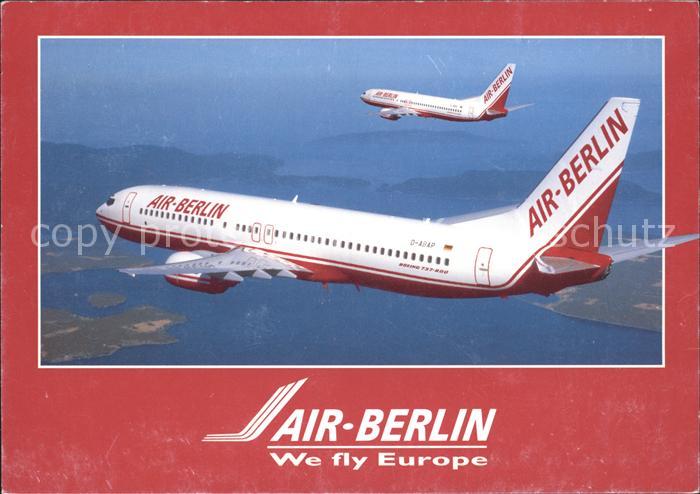 Flugzeuge Zivil Air-Berlin Boeing 737-800