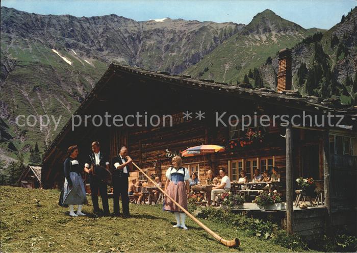 Alphorn Alphornblaeser Alkoholfreies Restaurant AEBI Stiegelschwand