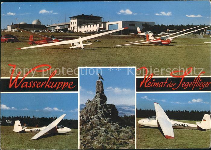 Segelflug Gliding Vol-Voile Vuolo-a-Vela Volo-a-Vela-- Wasserkuppe Rhoen Flieger