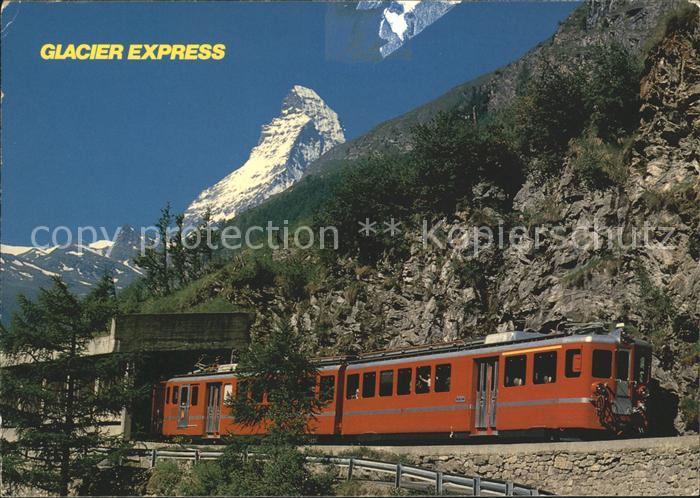 Eisenbahn Glacier Express Zermatt-Brig-Disentis-St. Moritz