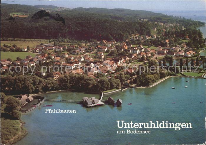 Unteruhldingen Pfahlbauten Fliegeraufnahme