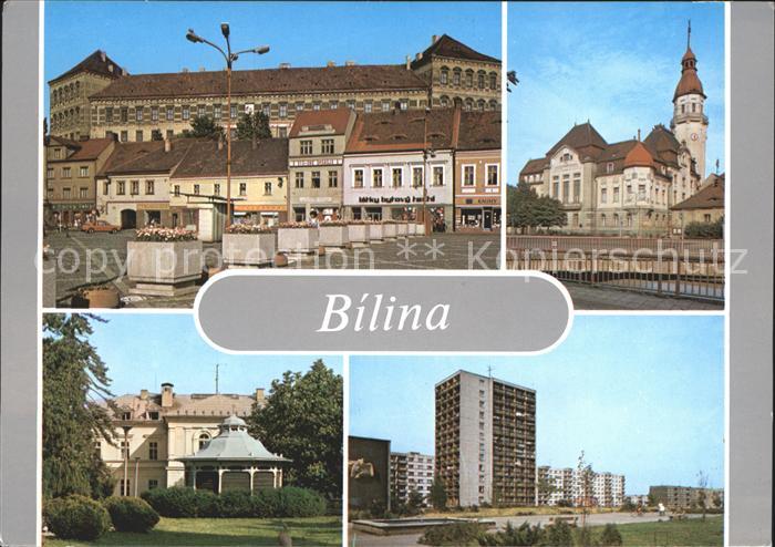 Bilina Bilin Tschechien mesto lazne udoli reky Biliny Puv