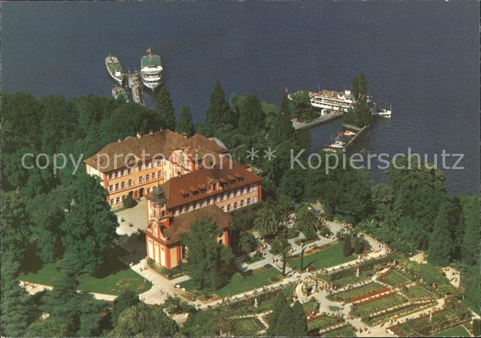Mainau Schloss Kirche Schlossterrasse Rosengarten