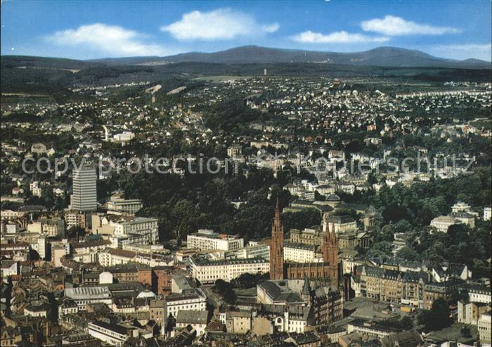 Wiesbaden Fliegeraufnahme