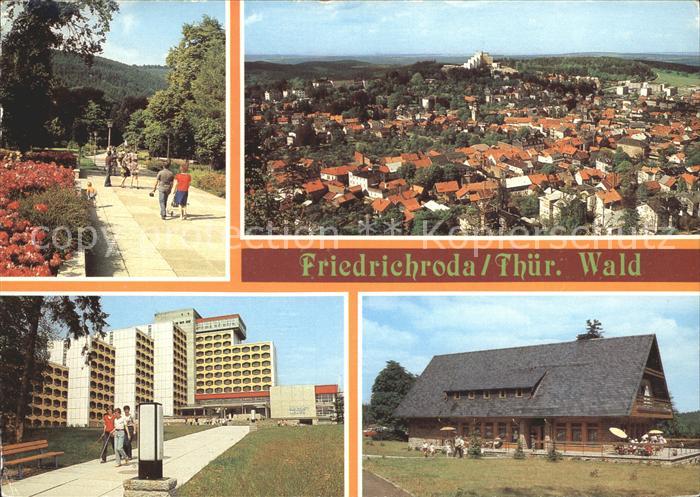 Friedrichroda Perthes Promenade Puschkinpark FDGB Erholungsheim August Bebel