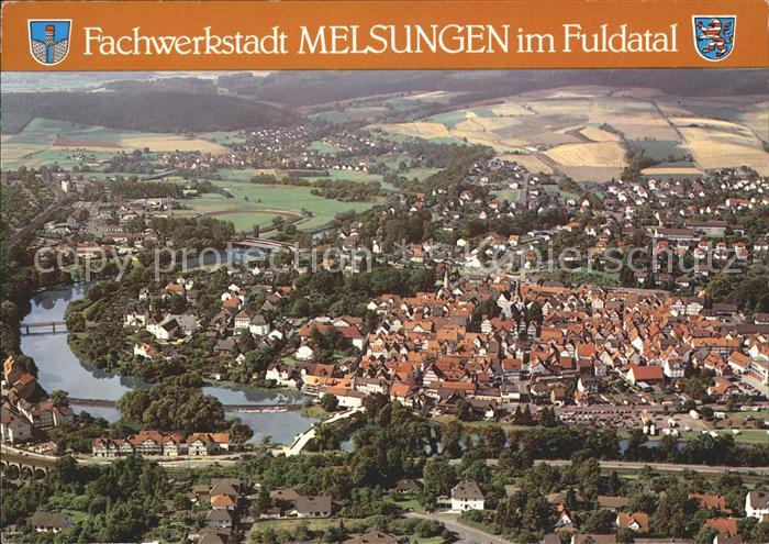 Melsungen Fulda Fliegeraufnahme