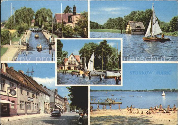 Storkow Mark Schleuse Marktplatz Sportlerheim Wilhelm Winkler