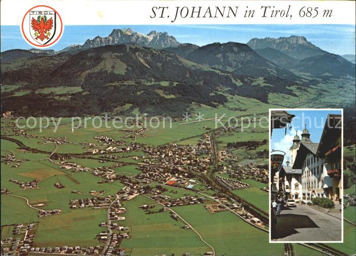 St Johann Tirol Loferer Leoganger Steinberge Fliegeraufnahme