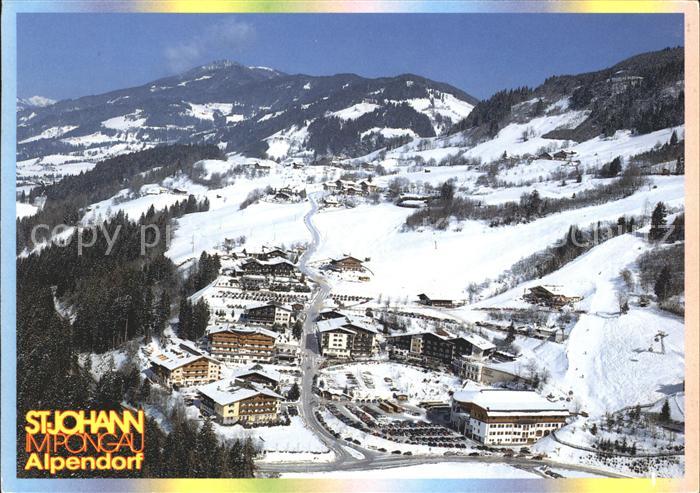 St Johann Pongau Salzburg Alpendorf Fliegeraufnahme