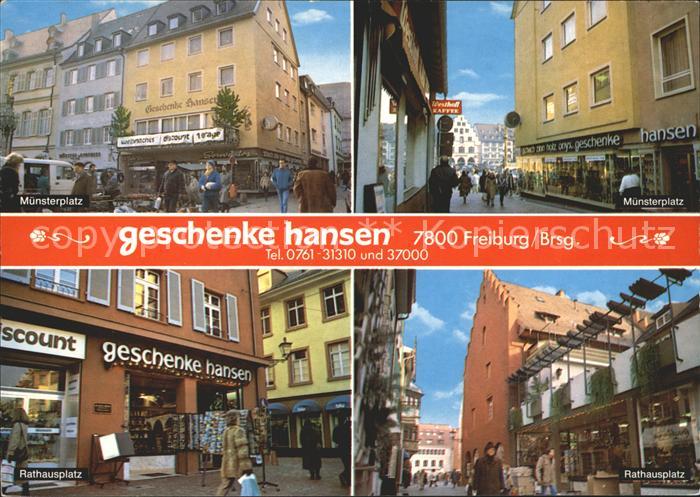 Freiburg Breisgau Geschenke Hansen Muensterplatz Rathausplatz