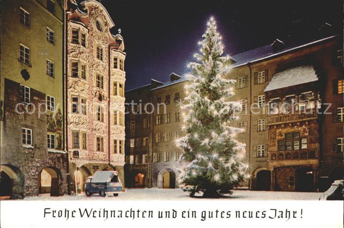Innsbruck Weihnachtsbaum Goldenes Dachl