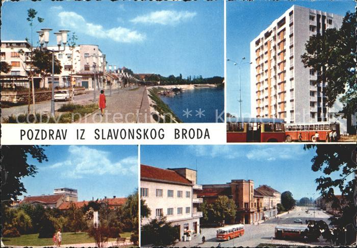 Slavonski Brod Teilansichten Autobus