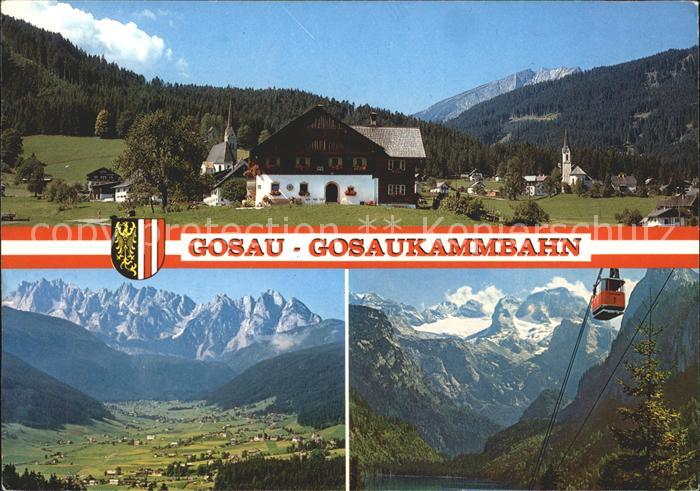 Gosau Oberoesterreich Gosaukamm Gosausee Dachstein Gosaukammbahn