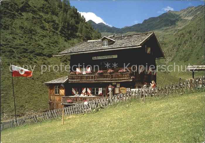 Volkzeiner Huette Winkeltal Deferegger Alpen