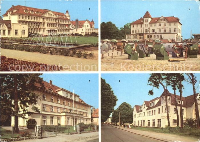 Kuehlungsborn Ostseebad FDGB Erholunsheim Georgi Dimitroff Jochen Weigert