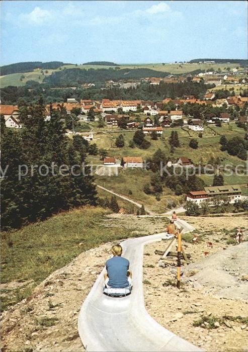 St Andreasberg Harz Sommer Rodelbahn