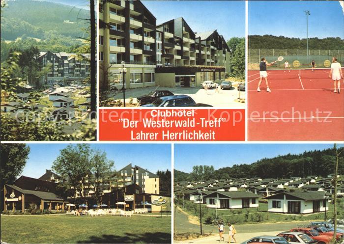 Oberlahr Westerwald Clubhotel Westerwald Treff Tennisplatz