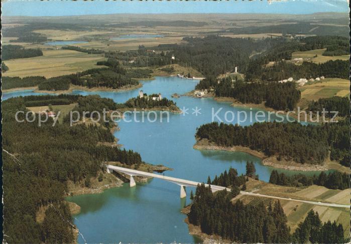 Zwettl-Niederoesterreich Stausee Ottenstein Fliegeraufnahme