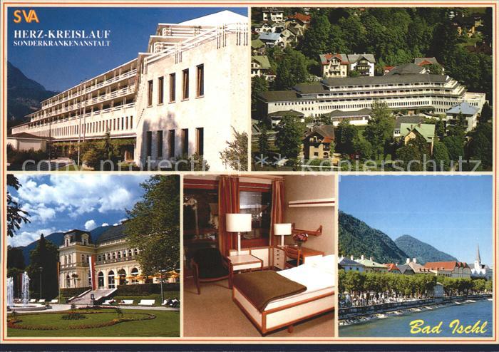 Bad Ischl Salzkammergut SVA Herz Kreislauf Sonderkrankenanstalt ZImmer Park Stra