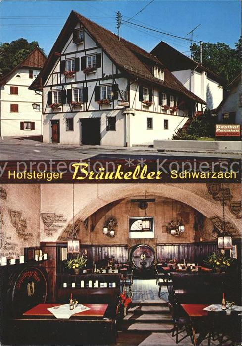 Schwarzach Odenwald Gasthof Pension Hofsteiger Braeukeller