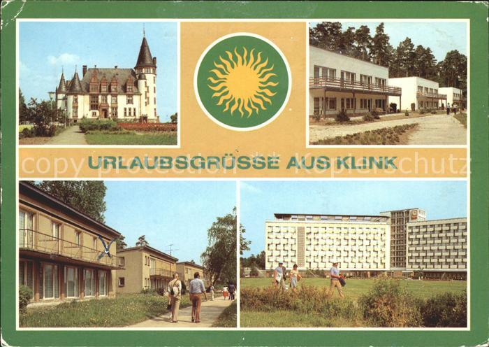 Klink Waren Schloss Klink Bettenhaeuser FDGB Erholungsheim Herbert Warnke