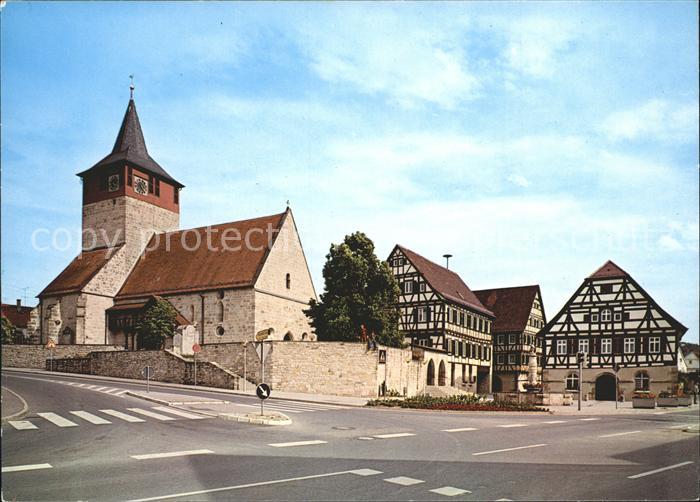 Winterbach Wuerttemberg Fruehgotische Michaelskirche und 3 Rathaeuser