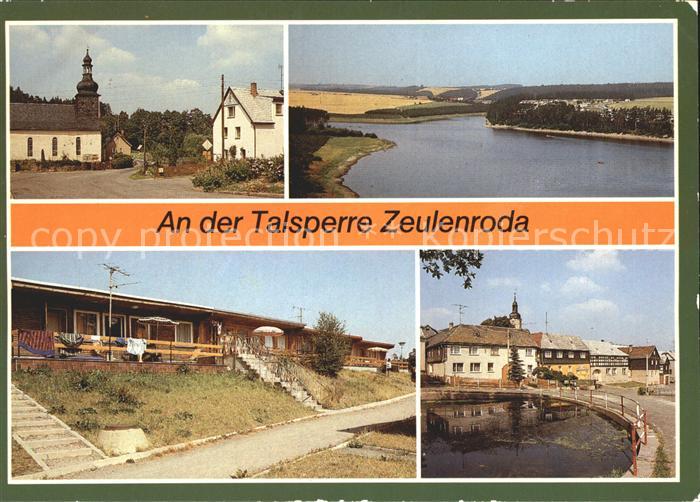 Zeulenroda Stelzendorf Kirche Bucht Bungalowdorf Zadelsdorf Ortsmotiv
