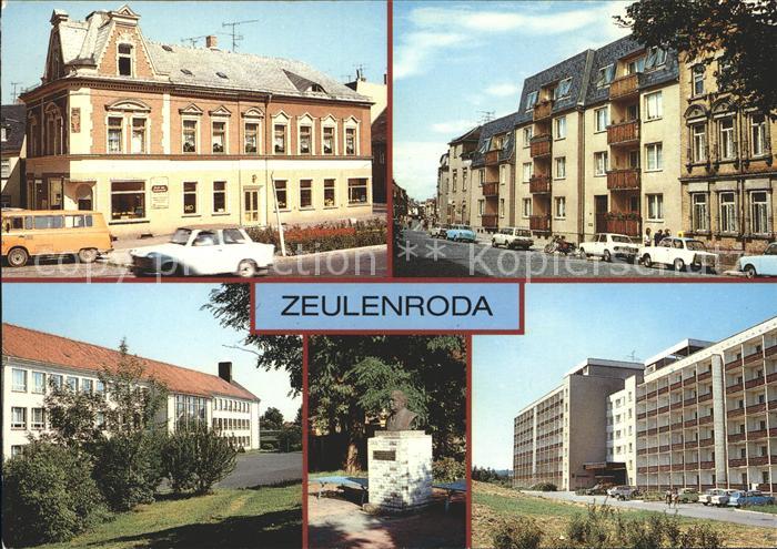 Zeulenroda Cafe am Tuchmarkt Wilhelm Pieck Str Hubert Westhoff Oberschule Pieck