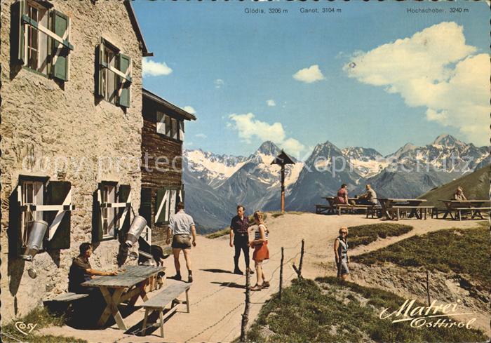 Kals Grossglockner Matreier Toerl Haus mit Schobergruppe