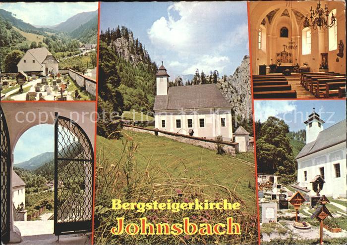 Johnsbach Steiermark Gesaeuse Bergsteigerkirche Friedhof