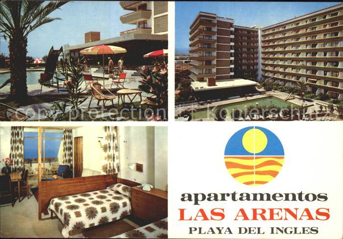 Playa del Ingles Apartamentos Las Arenas Swimmingpool Zimmer