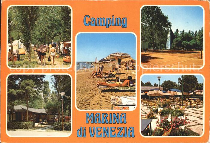 Punta Sabbioni Camping Marina di Venezia Strand Tennis Gaststaette