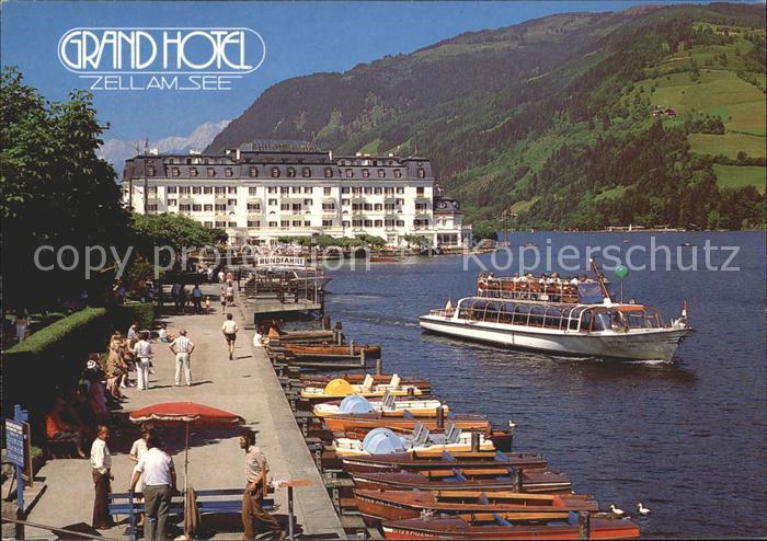 Zell See Grand Hotel Seepromenade Schiffsanlegeplaetze Faehre