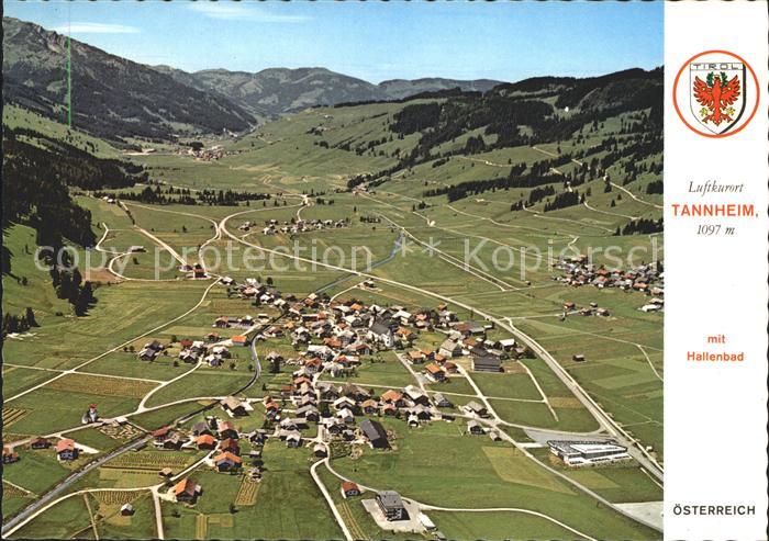 Tannheim Tirol mit Zoeblen und Kuhgundkopf Fliegeraufnahme