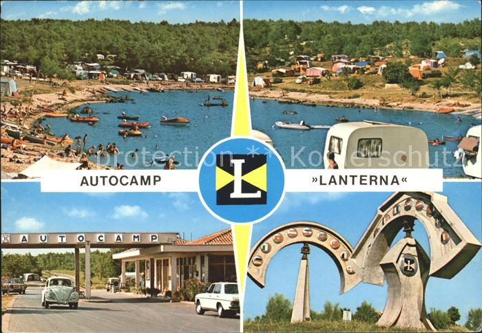 Porec Autocamp Lanterna Strandpartie Monument