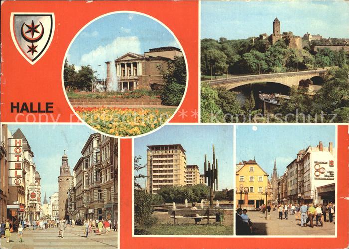 Halle Saale Theater des Friedens Burg Giebichenstein Klement Gottwald Str Lenina