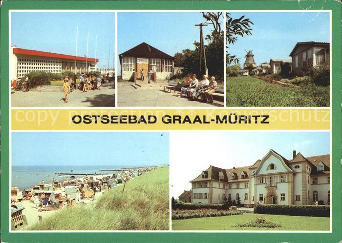 Graal-Mueritz Ostseebad Broilergaststaette Cafe Seeblick Strandperle Strand Sana