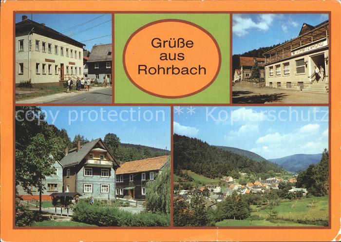 Rohrbach Saalfeld Dorfpartien Panorama