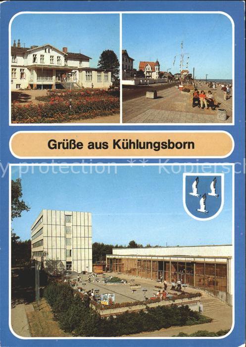 Kuehlungsborn Ostseebad Ostseehotel Strandpromenade FDGB Erholungsheim Ernst Gru