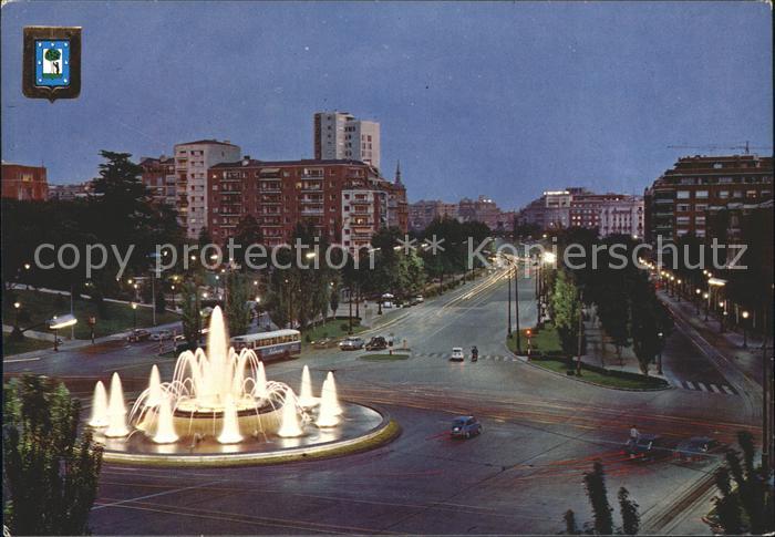Madrid Spain Plaza de San Juan de la Cruz Paseo de la Castellana