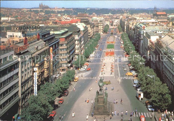 Praha Prahy Prague Vaclavske namesti Wenzelsplatz