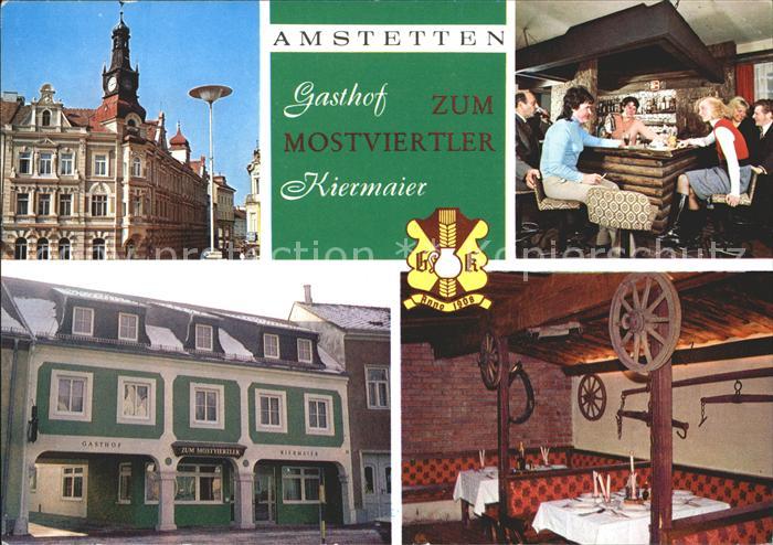 Amstetten Niederoesterreich Gasthof zum Mostviertler Bar Gaststube