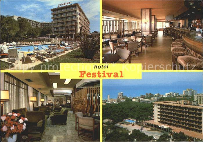 Playa de Palma Mallorca Hotel Festival Swimmingpool Speisesaal Bar